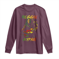 Legend Bob Long Sleeve Shirt Reggae King Music Rastafarian - Wonder Print Shop