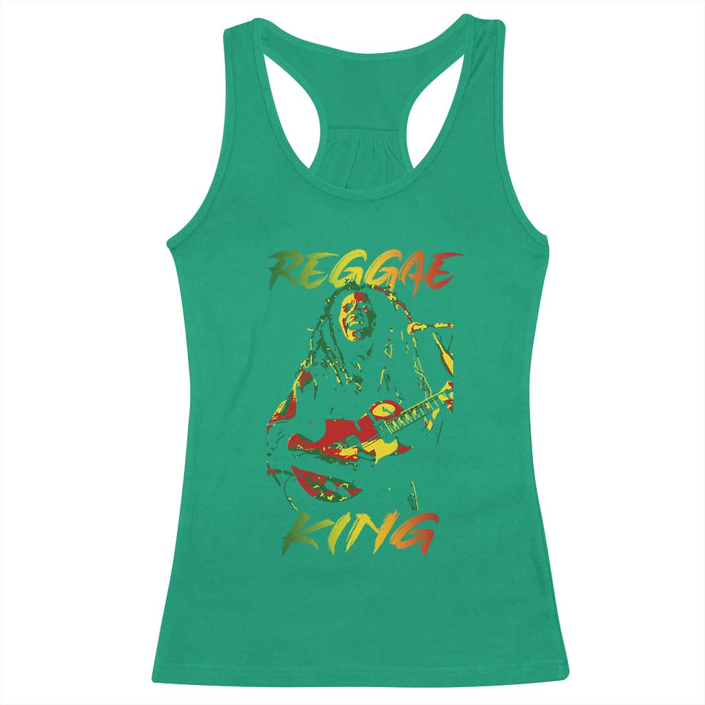 Legend Bob Racerback Tank Top Reggae King Music Rastafarian - Wonder Print Shop