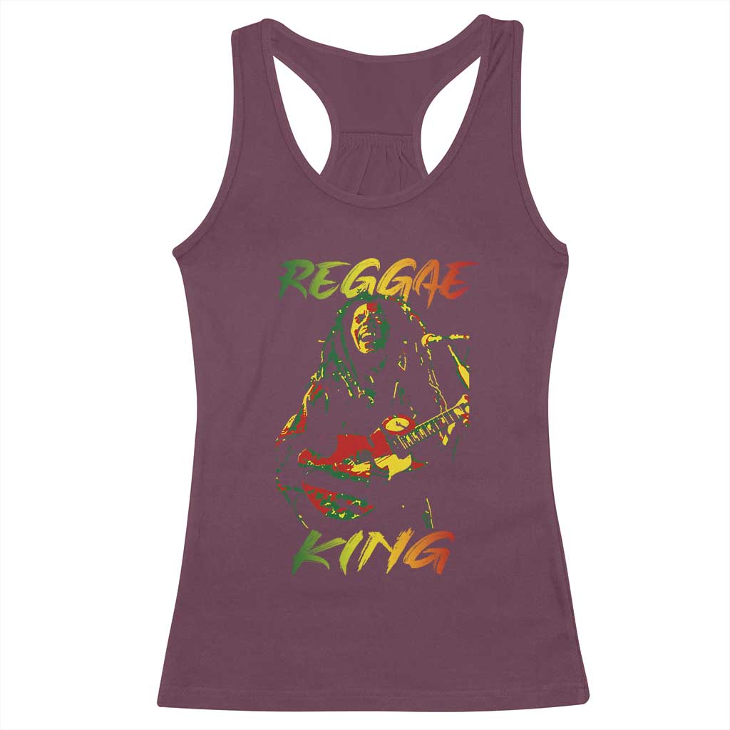 Legend Bob Racerback Tank Top Reggae King Music Rastafarian - Wonder Print Shop