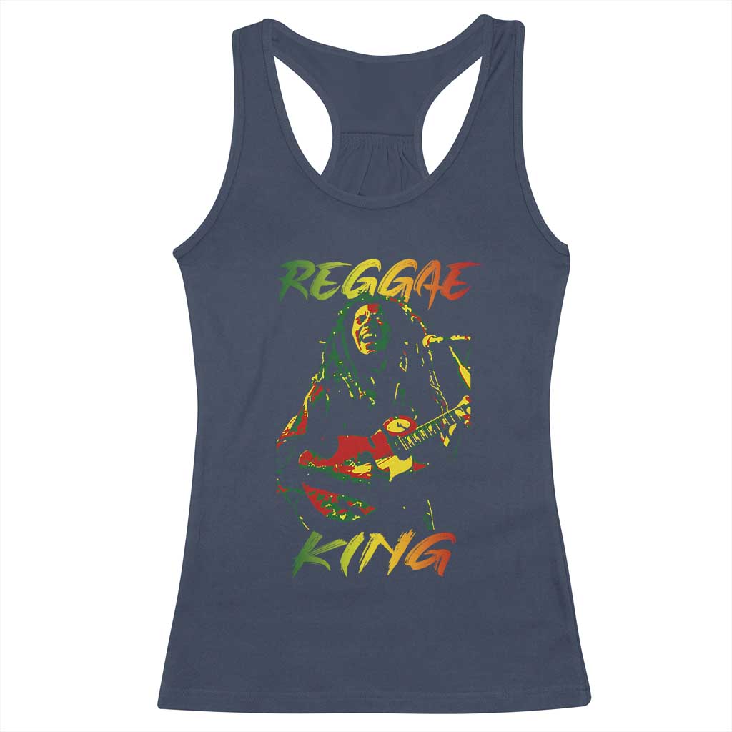Legend Bob Racerback Tank Top Reggae King Music Rastafarian - Wonder Print Shop
