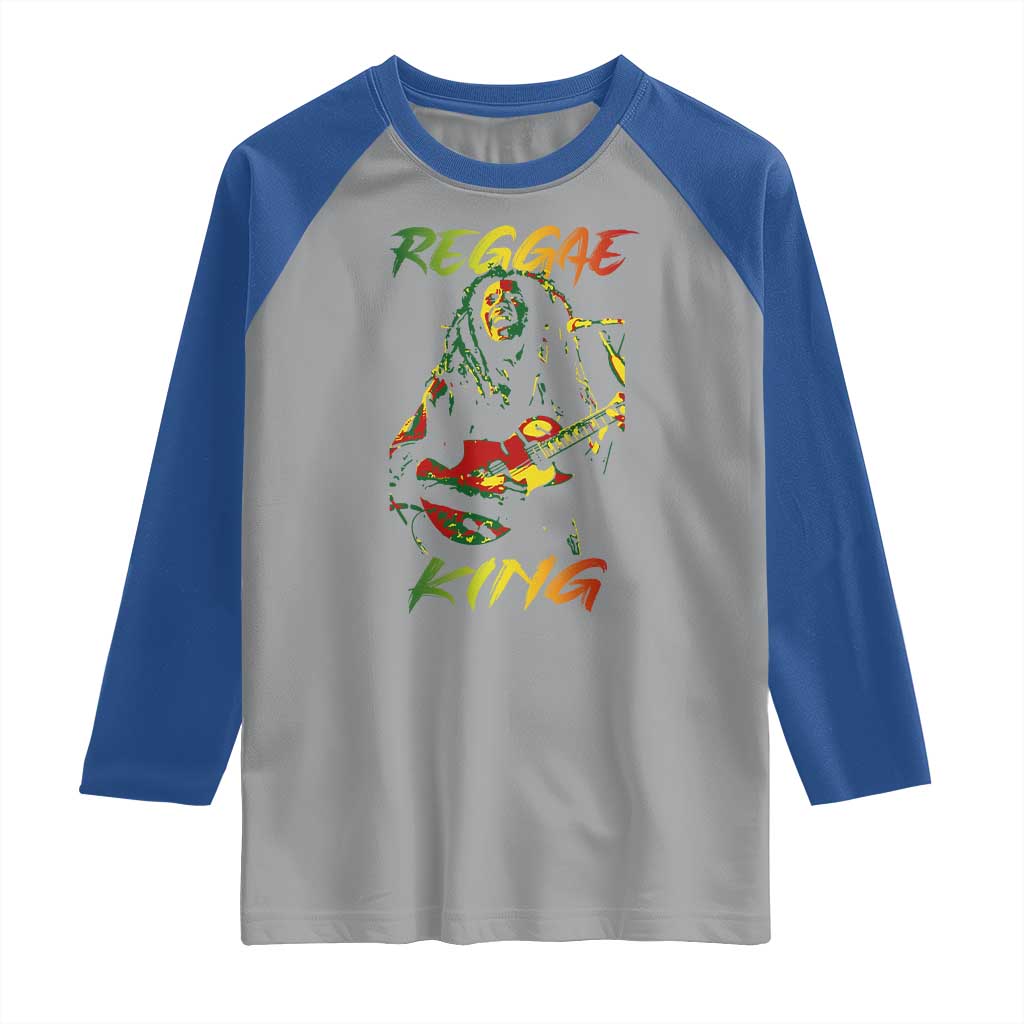 Legend Bob Raglan Shirt Reggae King Music Rastafarian - Wonder Print Shop