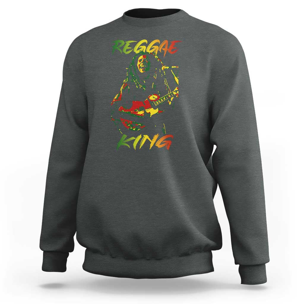 Legend Bob Sweatshirt Reggae King Music Rastafarian - Wonder Print Shop