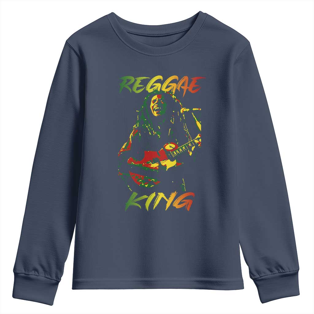 Legend Bob Youth Sweatshirt Reggae King Music Rastafarian - Wonder Print Shop