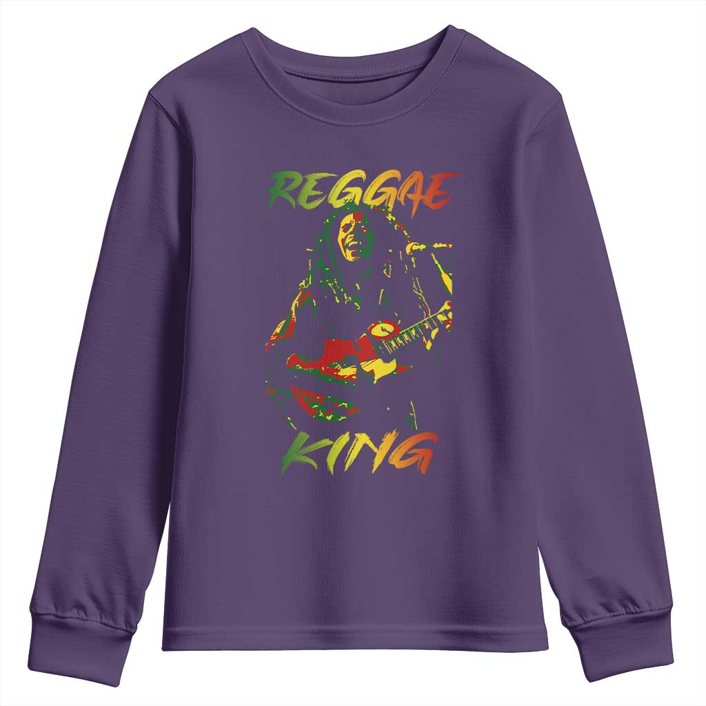 Legend Bob Youth Sweatshirt Reggae King Music Rastafarian - Wonder Print Shop