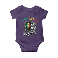 Reggae Legend Baby Onesie One Love One Heart Rastafarian Reggae Music Lion - Wonder Print Shop