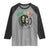 Reggae Legend Raglan Shirt One Love One Heart Rastafarian Reggae Music Lion - Wonder Print Shop