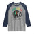Reggae Legend Raglan Shirt One Love One Heart Rastafarian Reggae Music Lion - Wonder Print Shop