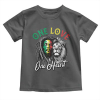 Reggae Legend Toddler T Shirt One Love One Heart Rastafarian Reggae Music Lion - Wonder Print Shop