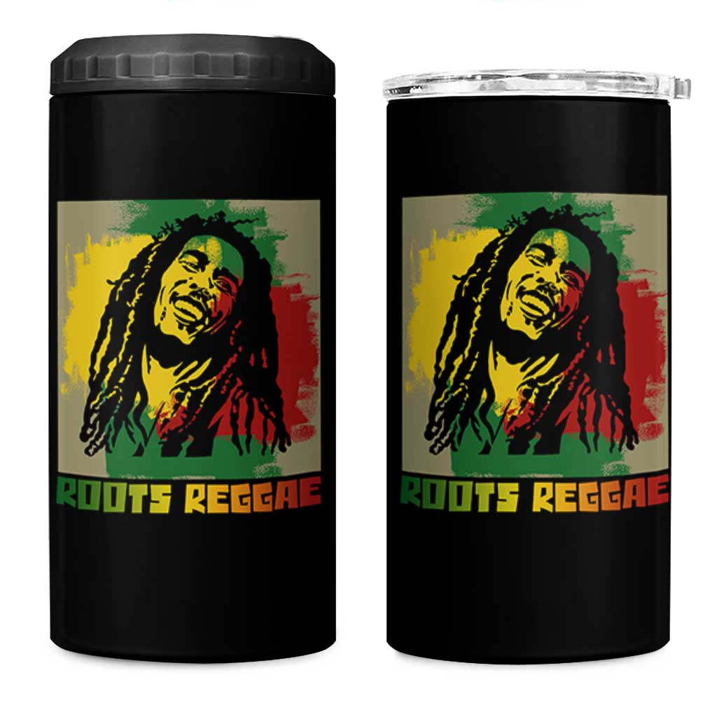 Legend Bob 4 in 1 Can Cooler Tumbler Roots Reggae Rastafarian Music Jamaica - Wonder Print Shop