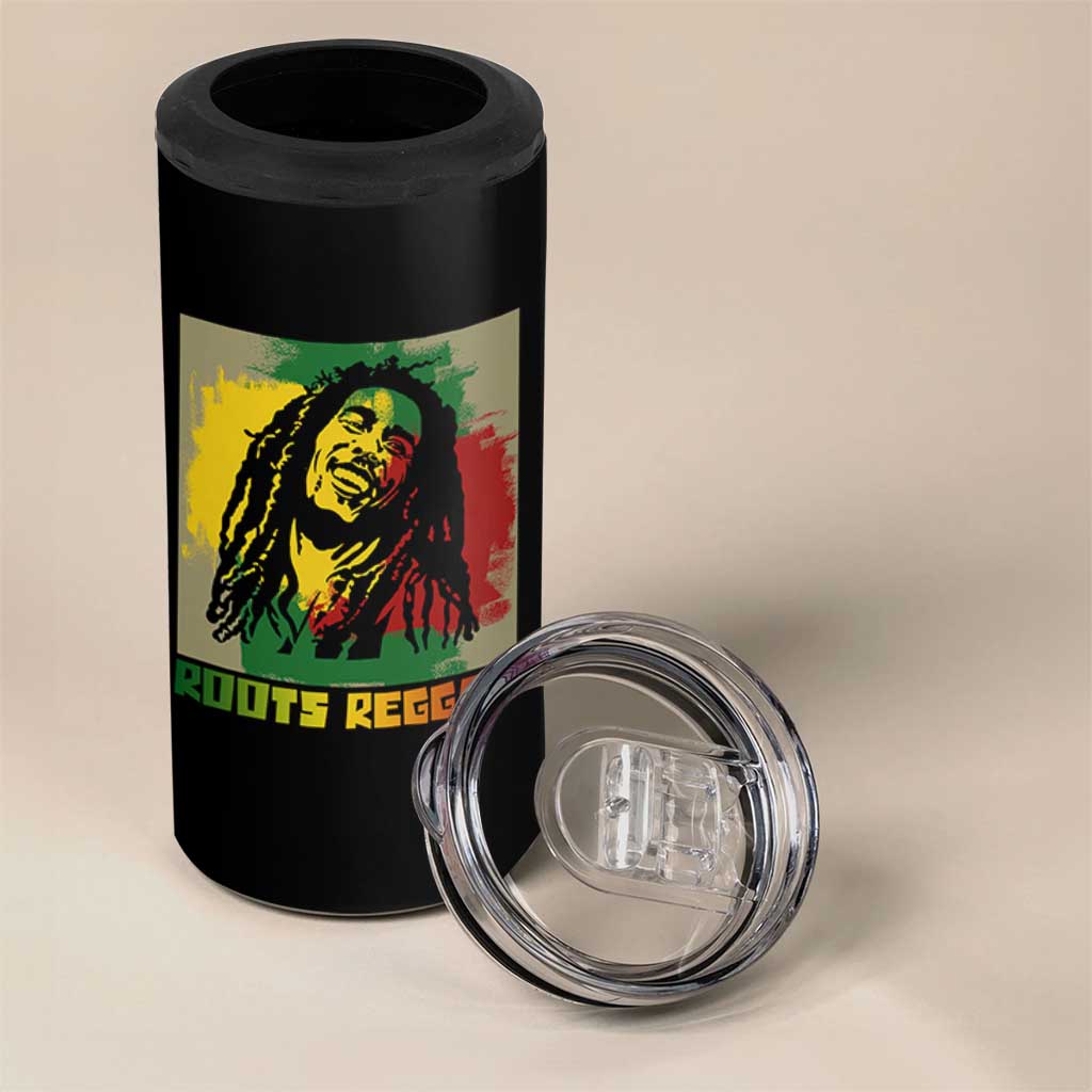 Legend Bob 4 in 1 Can Cooler Tumbler Roots Reggae Rastafarian Music Jamaica - Wonder Print Shop