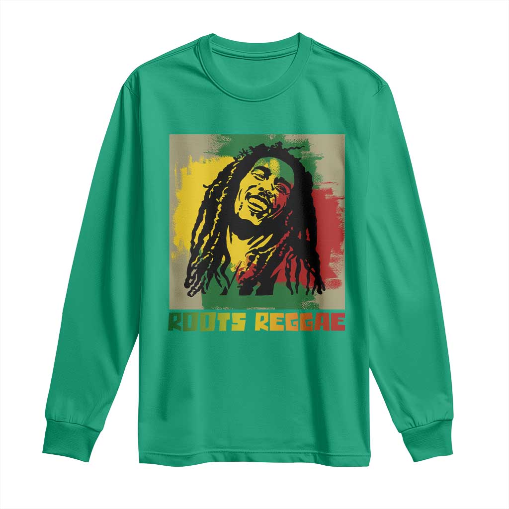 Legend Bob Long Sleeve Shirt Roots Reggae Rastafarian Music Jamaica - Wonder Print Shop