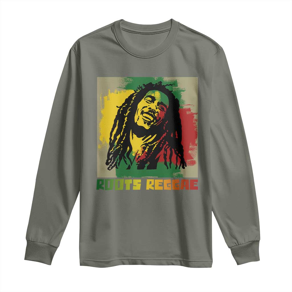 Legend Bob Long Sleeve Shirt Roots Reggae Rastafarian Music Jamaica - Wonder Print Shop
