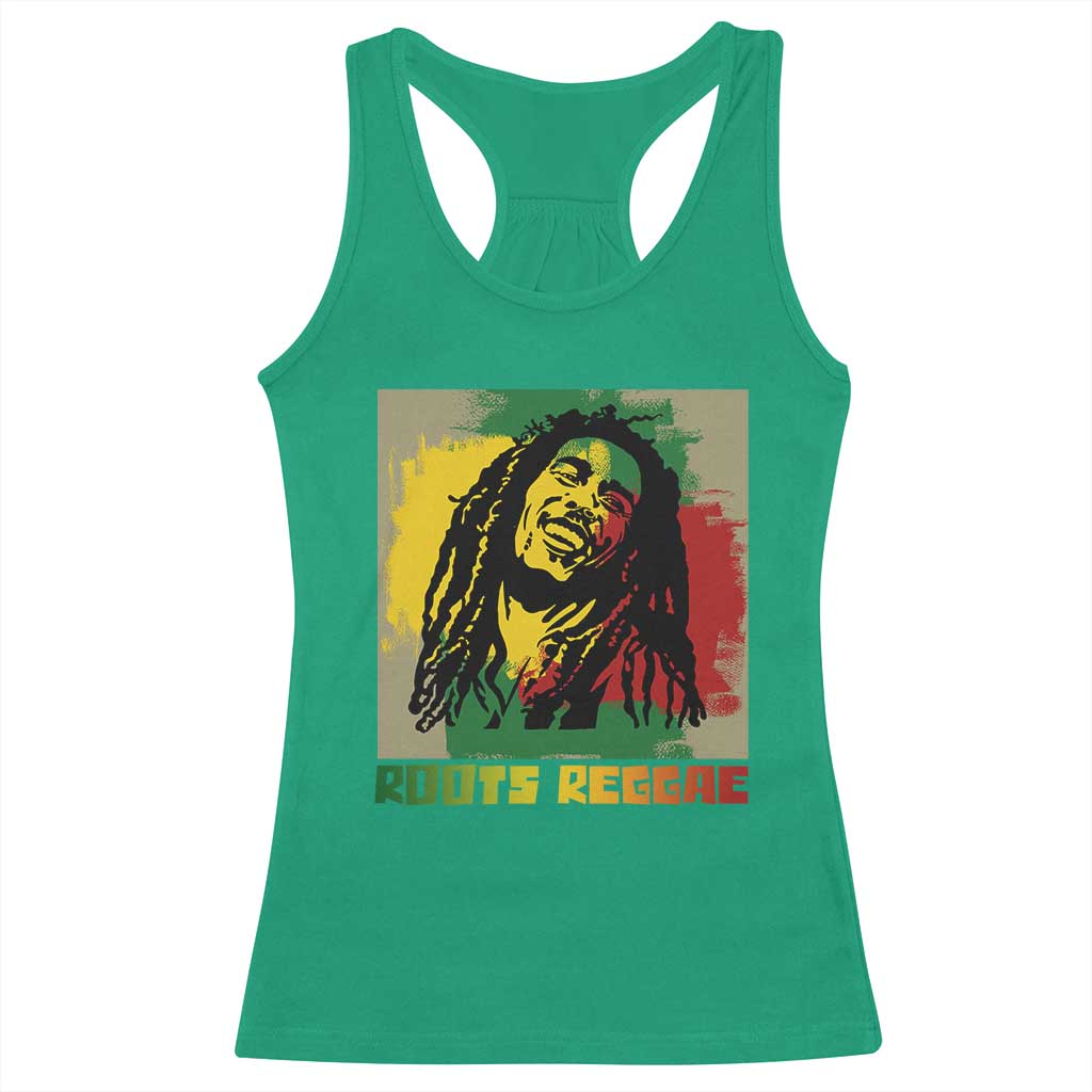 Legend Bob Racerback Tank Top Roots Reggae Rastafarian Music Jamaica - Wonder Print Shop