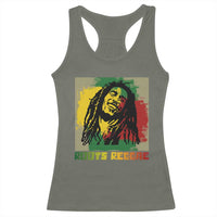 Legend Bob Racerback Tank Top Roots Reggae Rastafarian Music Jamaica - Wonder Print Shop