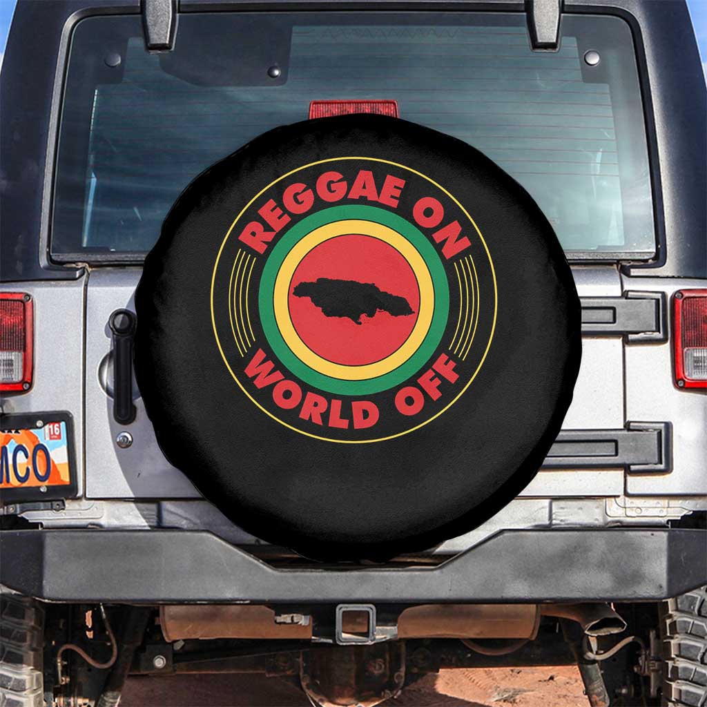 Reggae On World Off Spare Tire Cover Rasta Music Rastafarian Jamaica - Wonder Print Shop