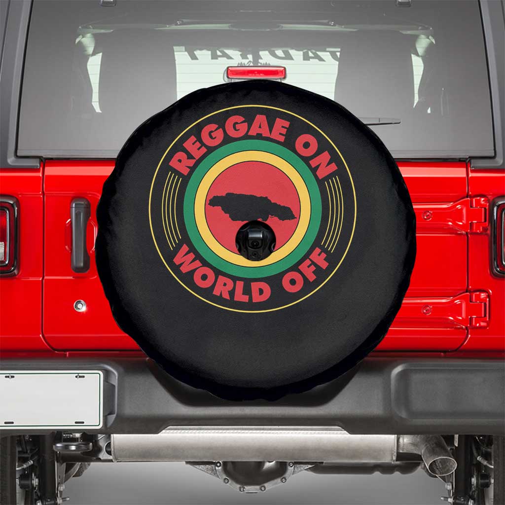 Reggae On World Off Spare Tire Cover Rasta Music Rastafarian Jamaica - Wonder Print Shop