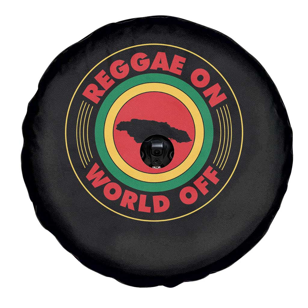 Reggae On World Off Spare Tire Cover Rasta Music Rastafarian Jamaica - Wonder Print Shop
