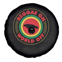 Reggae On World Off Spare Tire Cover Rasta Music Rastafarian Jamaica - Wonder Print Shop
