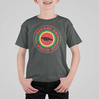 Reggae On World Off T Shirt For Kid Rasta Music Rastafarian Jamaica - Wonder Print Shop