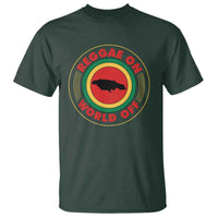 Reggae On World Off T Shirt Rasta Music Rastafarian Jamaica - Wonder Print Shop
