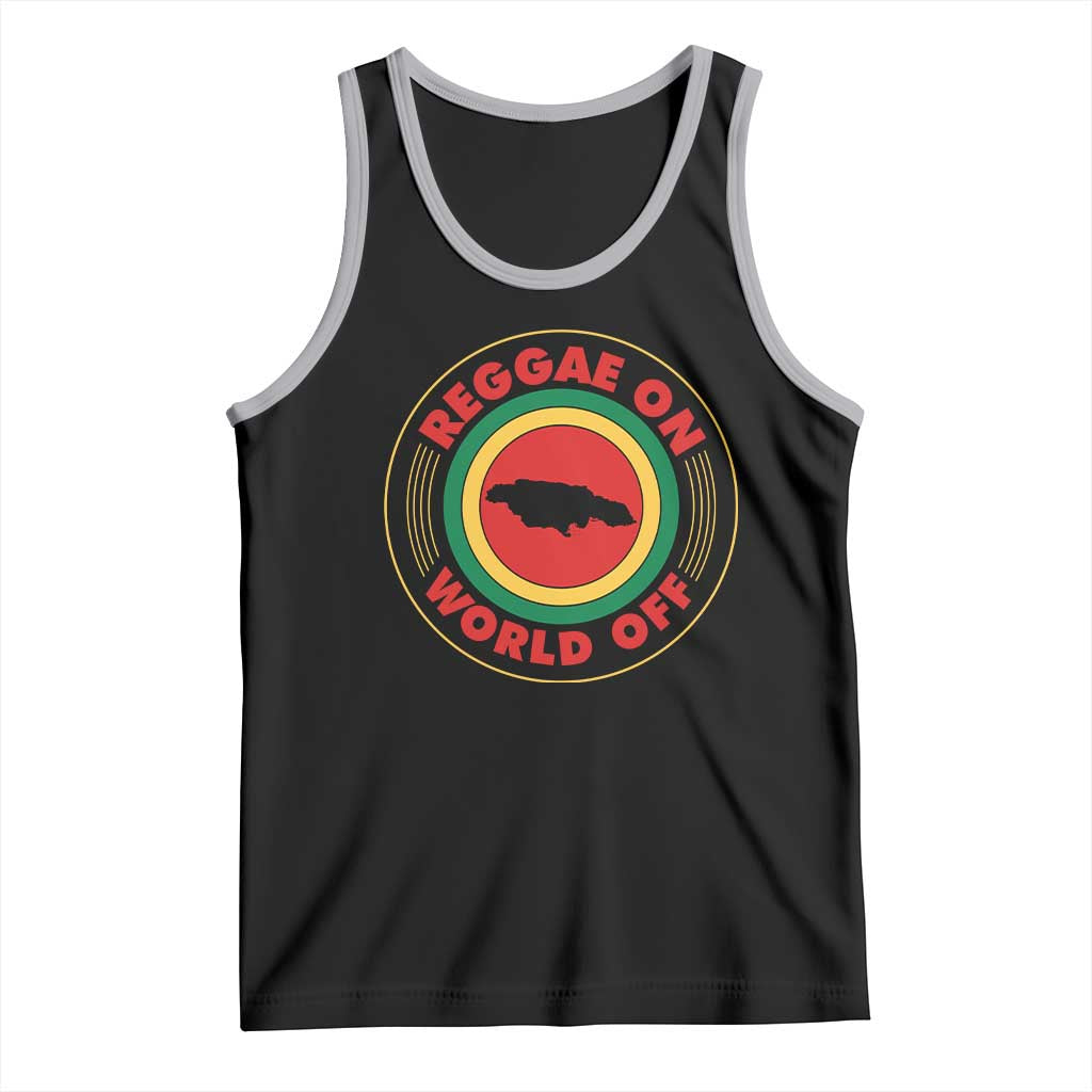 Reggae On World Off Tank Top Rasta Music Rastafarian Jamaica - Wonder Print Shop