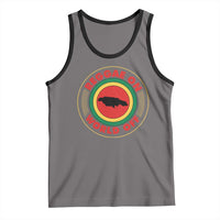 Reggae On World Off Tank Top Rasta Music Rastafarian Jamaica - Wonder Print Shop