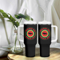 Reggae On World Off Tumbler With Handle Rasta Music Rastafarian Jamaica - Wonder Print Shop