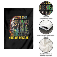 Legend Bob Garden Flag One Love Heart Destiny King Of Reggae - Wonder Print Shop