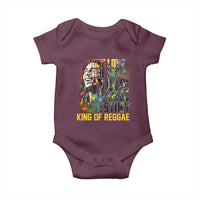 Legend Bob Baby Onesie One Love Heart Destiny King Of Reggae - Wonder Print Shop