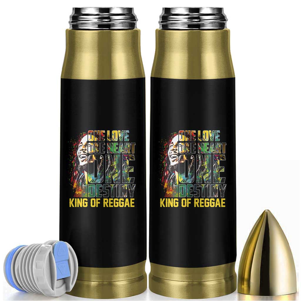 Legend Bob Bullet Tumbler One Love Heart Destiny King Of Reggae - Wonder Print Shop