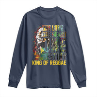 Legend Bob Long Sleeve Shirt One Love Heart Destiny King Of Reggae - Wonder Print Shop