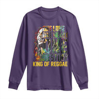 Legend Bob Long Sleeve Shirt One Love Heart Destiny King Of Reggae - Wonder Print Shop