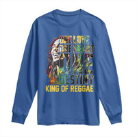 Legend Bob Long Sleeve Shirt One Love Heart Destiny King Of Reggae - Wonder Print Shop