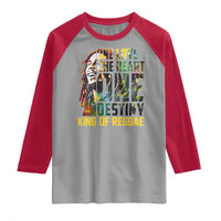 Legend Bob Raglan Shirt One Love Heart Destiny King Of Reggae - Wonder Print Shop