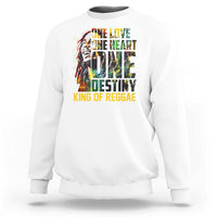 Legend Bob Sweatshirt One Love Heart Destiny King Of Reggae - Wonder Print Shop
