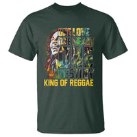 Legend Bob T Shirt One Love Heart Destiny King Of Reggae - Wonder Print Shop