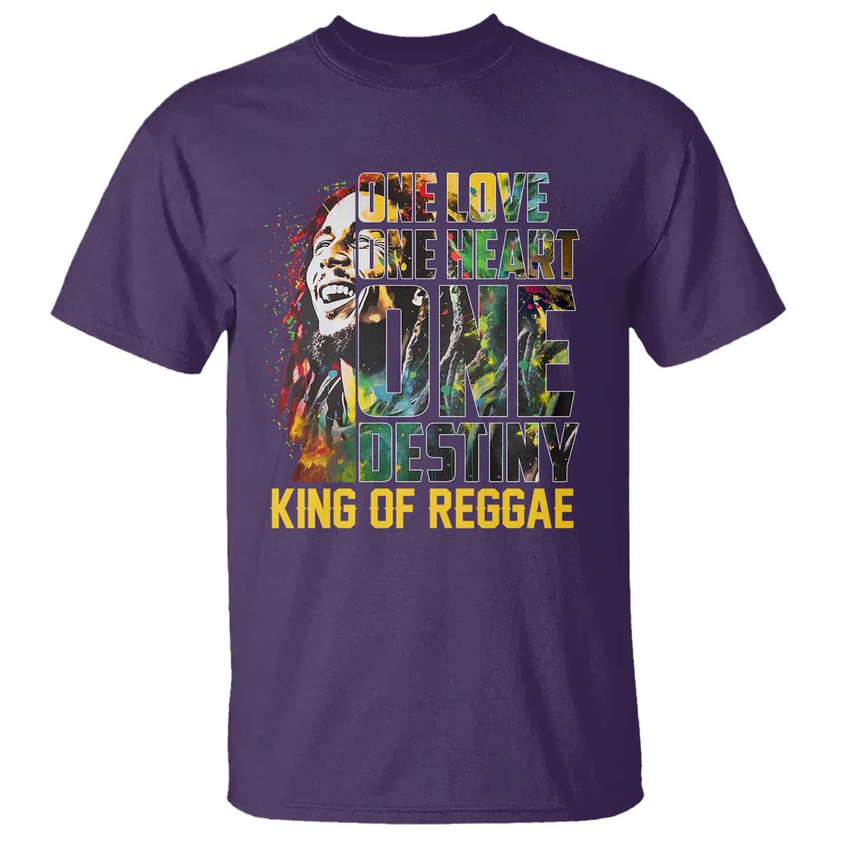 Legend Bob T Shirt One Love Heart Destiny King Of Reggae - Wonder Print Shop