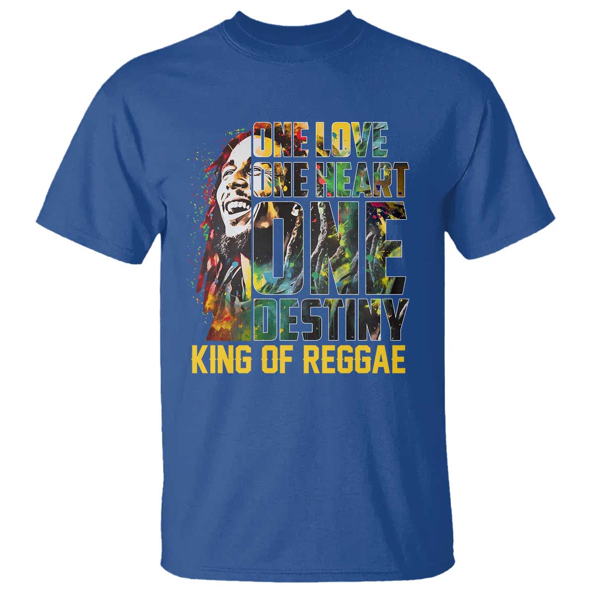 Legend Bob T Shirt One Love Heart Destiny King Of Reggae - Wonder Print Shop
