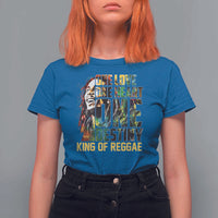 Legend Bob T Shirt For Women One Love Heart Destiny King Of Reggae - Wonder Print Shop