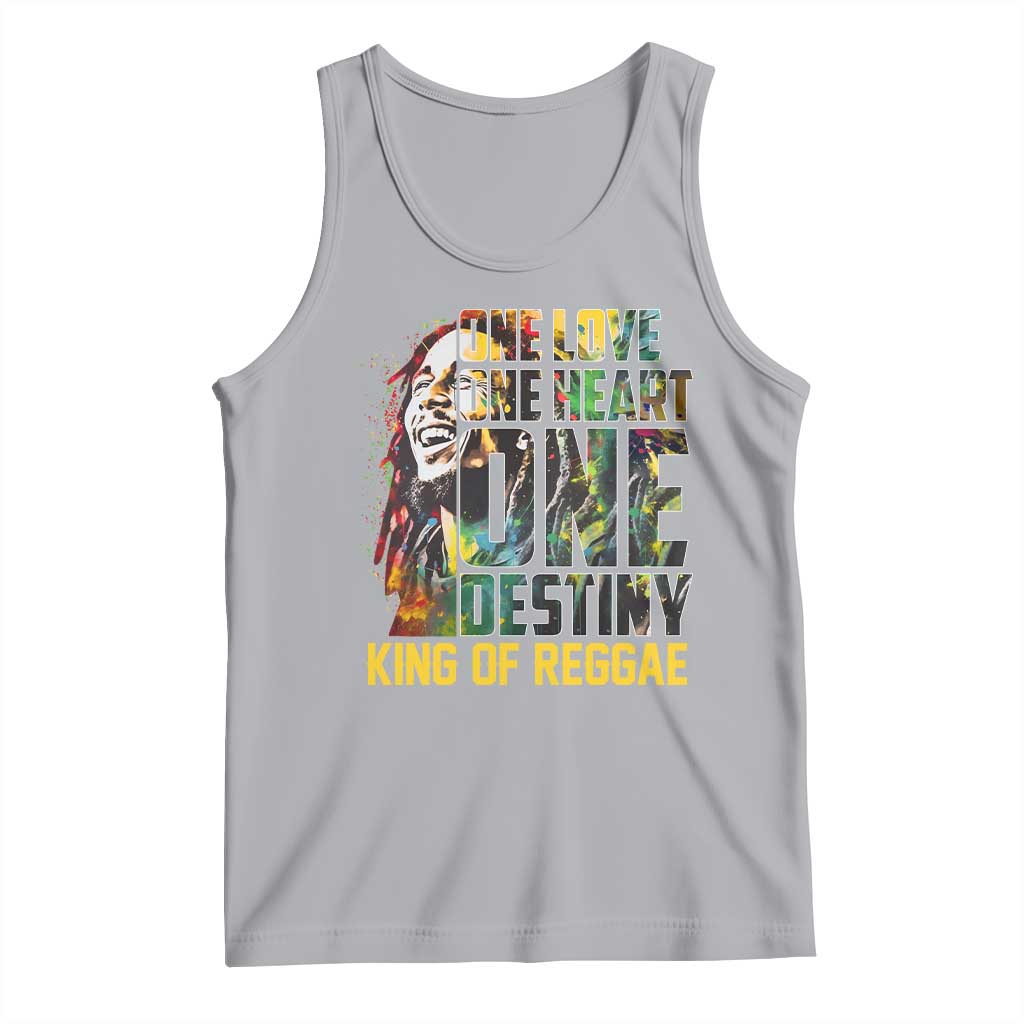 Legend Bob Tank Top One Love Heart Destiny King Of Reggae - Wonder Print Shop