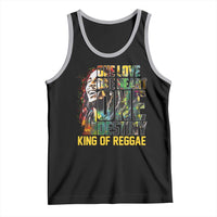 Legend Bob Tank Top One Love Heart Destiny King Of Reggae - Wonder Print Shop