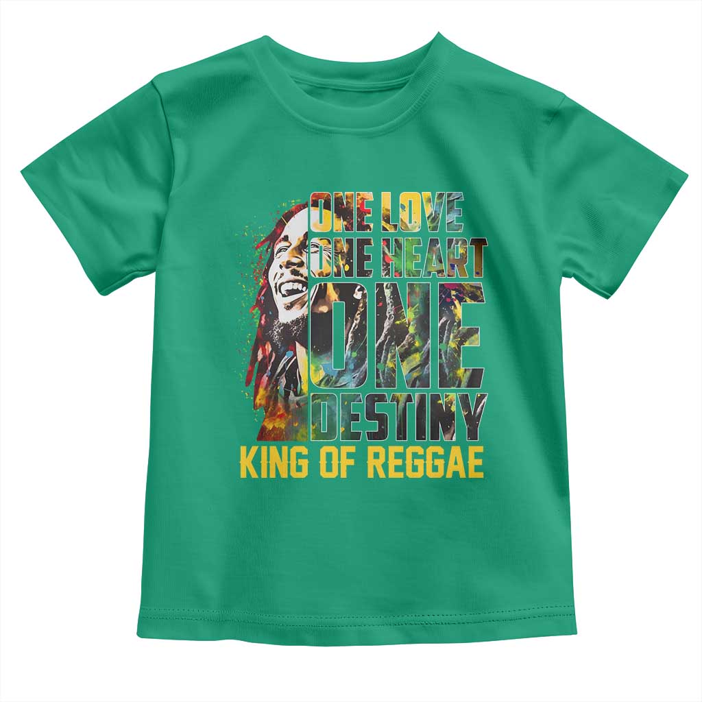 Legend Bob Toddler T Shirt One Love Heart Destiny King Of Reggae - Wonder Print Shop