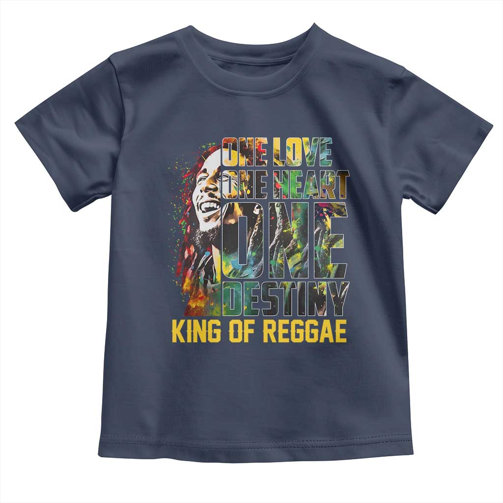 Legend Bob Toddler T Shirt One Love Heart Destiny King Of Reggae - Wonder Print Shop