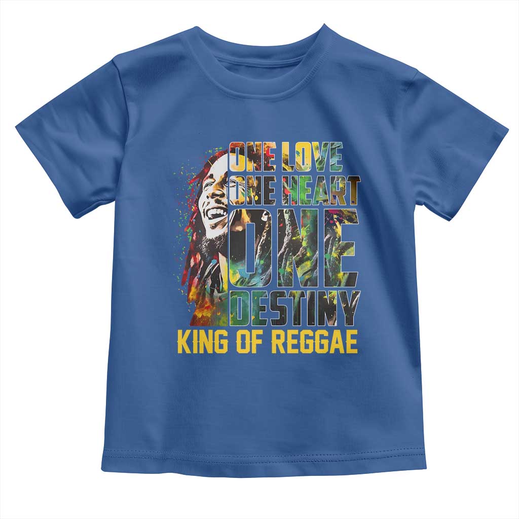 Legend Bob Toddler T Shirt One Love Heart Destiny King Of Reggae - Wonder Print Shop