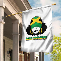 Jamaican Girl Garden Flag Wah Gwaan Jamaica Flag - Wonder Print Shop