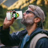 Jamaican Girl 4 in 1 Can Cooler Tumbler Wah Gwaan Jamaica Flag - Wonder Print Shop