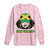 Jamaican Girl Long Sleeve Shirt Wah Gwaan Jamaica Flag - Wonder Print Shop