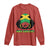 Jamaican Girl Long Sleeve Shirt Wah Gwaan Jamaica Flag - Wonder Print Shop