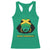 Jamaican Girl Racerback Tank Top Wah Gwaan Jamaica Flag - Wonder Print Shop