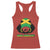 Jamaican Girl Racerback Tank Top Wah Gwaan Jamaica Flag - Wonder Print Shop